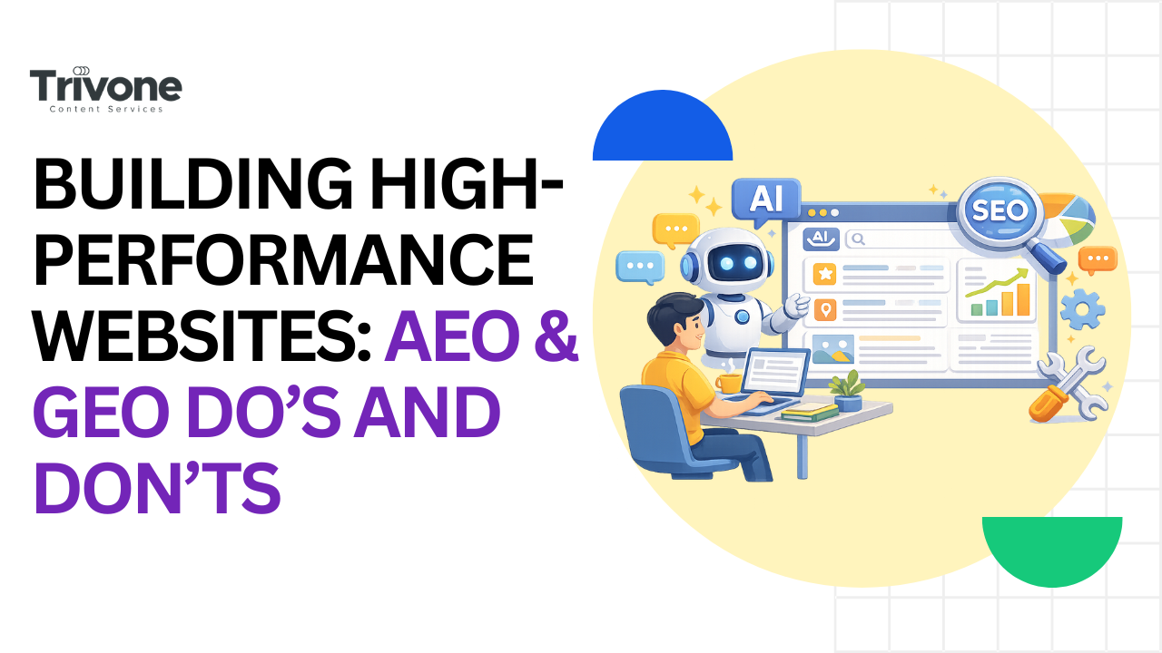 High-Performance Websites in the AI Age: AEO, GEO & AIO Guide